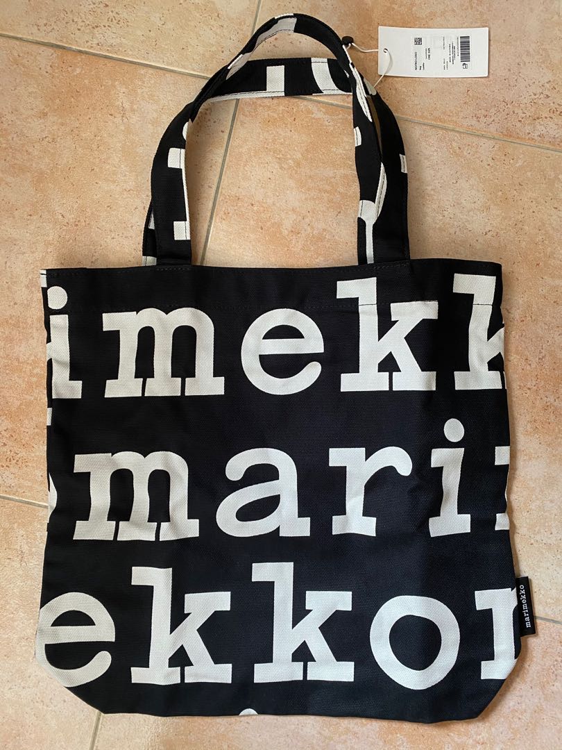 New! Marimekko notko logo bag （made in Estonia), 名牌, 手袋及銀包