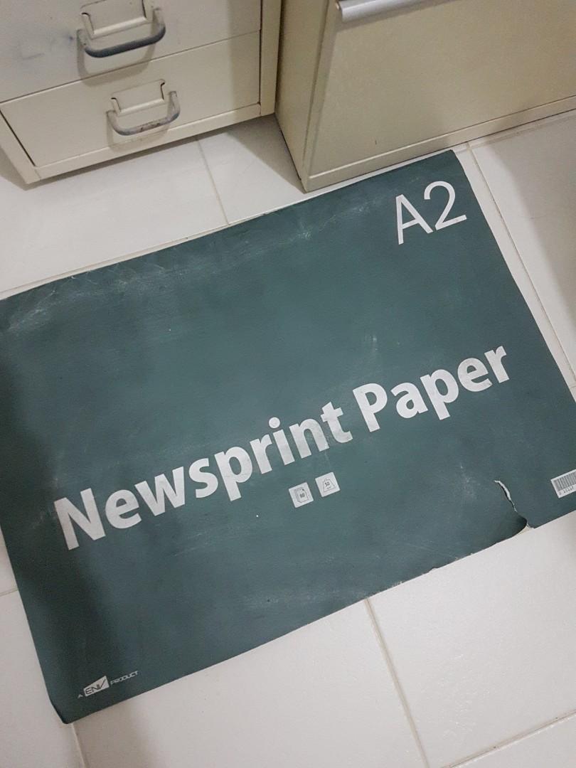 Newsprint Paper A2, Hobbies & Toys, Stationery & Craft, Stationery