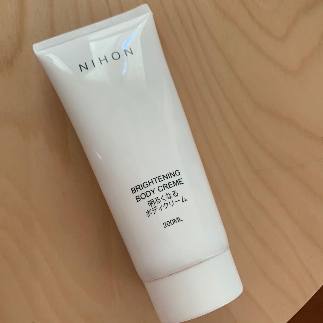 nihon brightening body cream