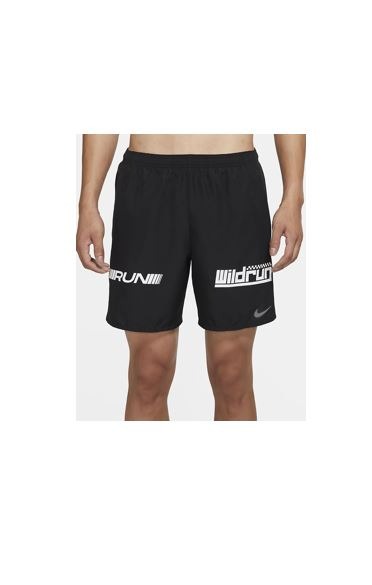 Nike Men S Challenger Wild Run Graphic Running Shorts Black Sports Sports Apparel On Carousell