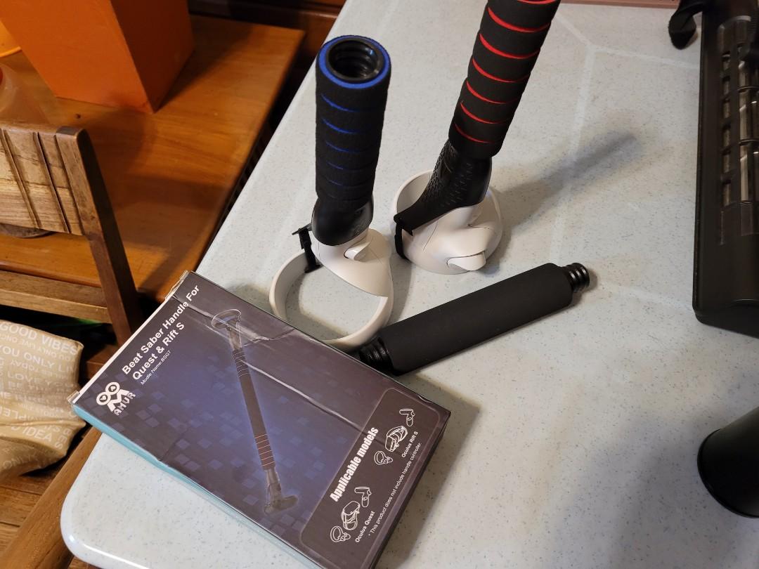 Oculus Quest 2 Beat Saber 2h Handles Electronics Computer Parts Accessories On Carousell