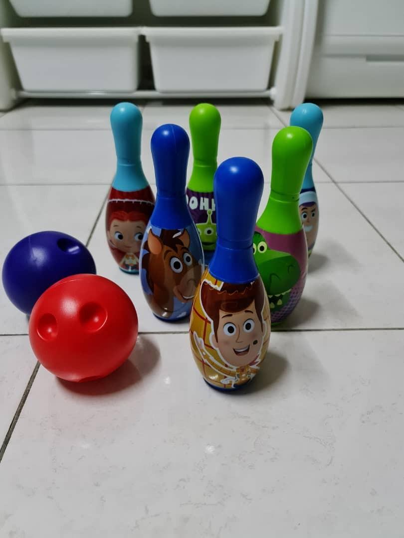 Pixar Toy Story Bowling Set, Hobbies & Toys, Toys & Games on Carousell