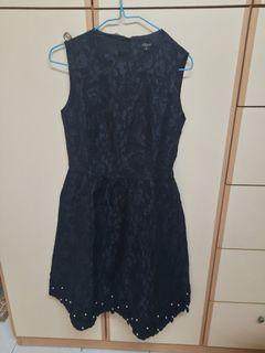 playlord 黑色背心晚裝裙dress