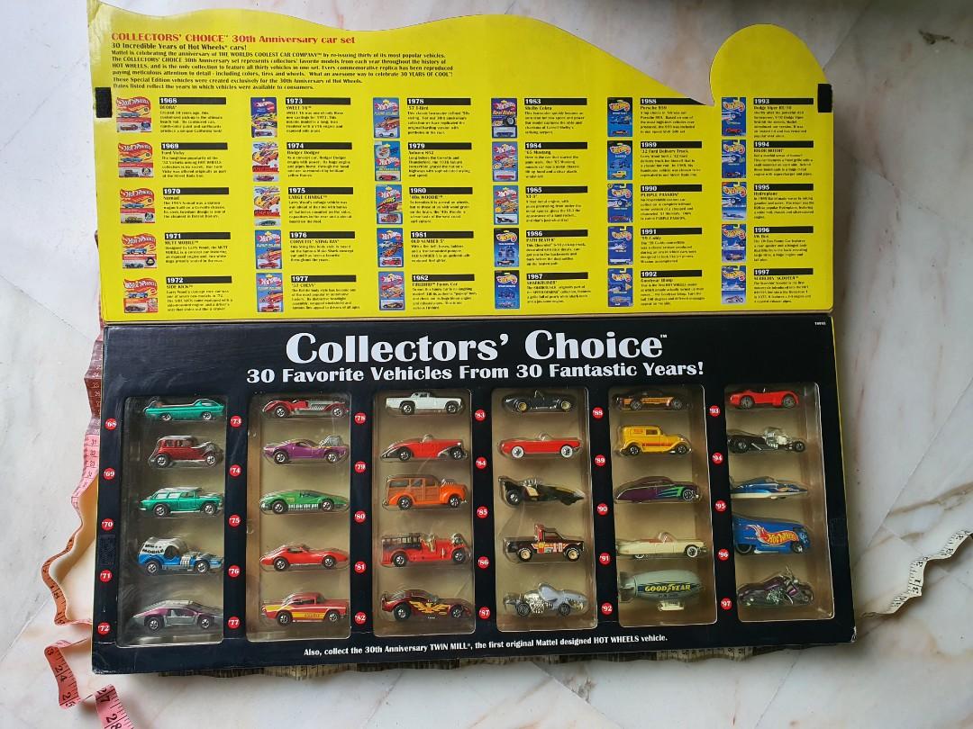 Hot wheels 30th anniversary collector's choice top