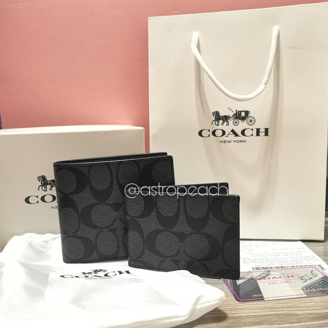 Ready Stock Coach Men s Wallet F74993 Men s Fashion Watches Accessories Wallets Card Holders on Carousell