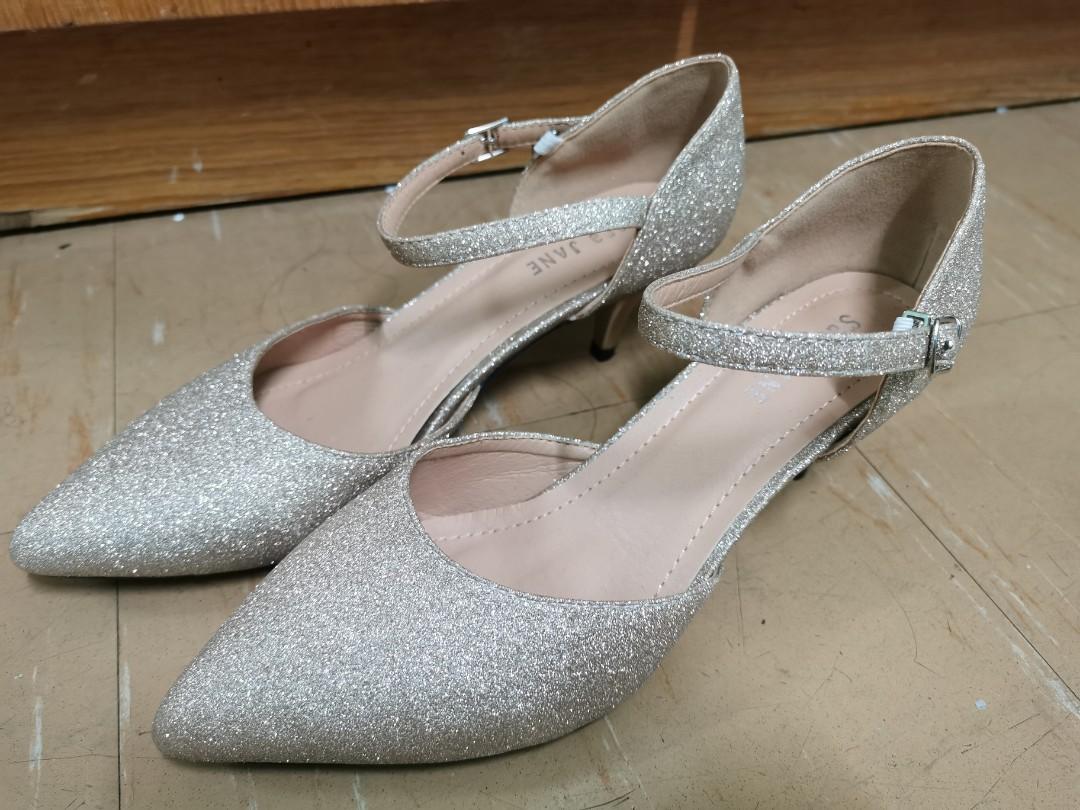 ladies rose gold heels