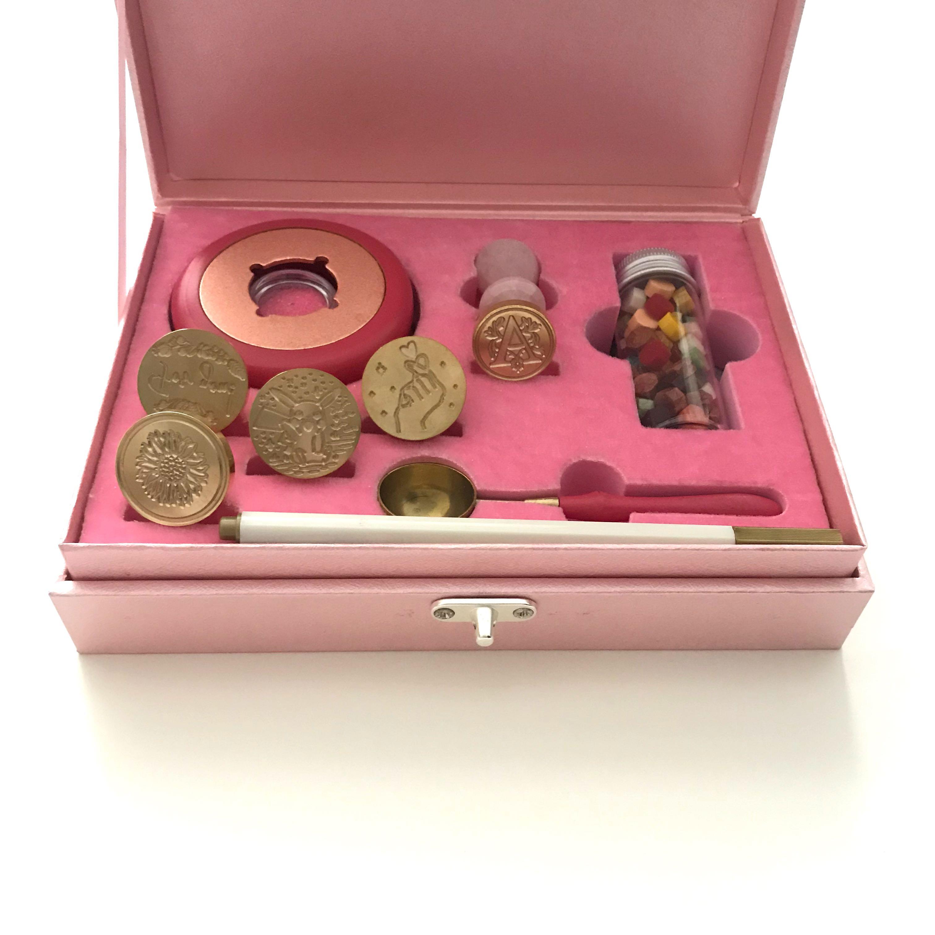 Sealing Wax Box Set *Free 1 Pack Sakura Wax, 興趣及遊戲, 手作＆自家設計, 文具 Carousell