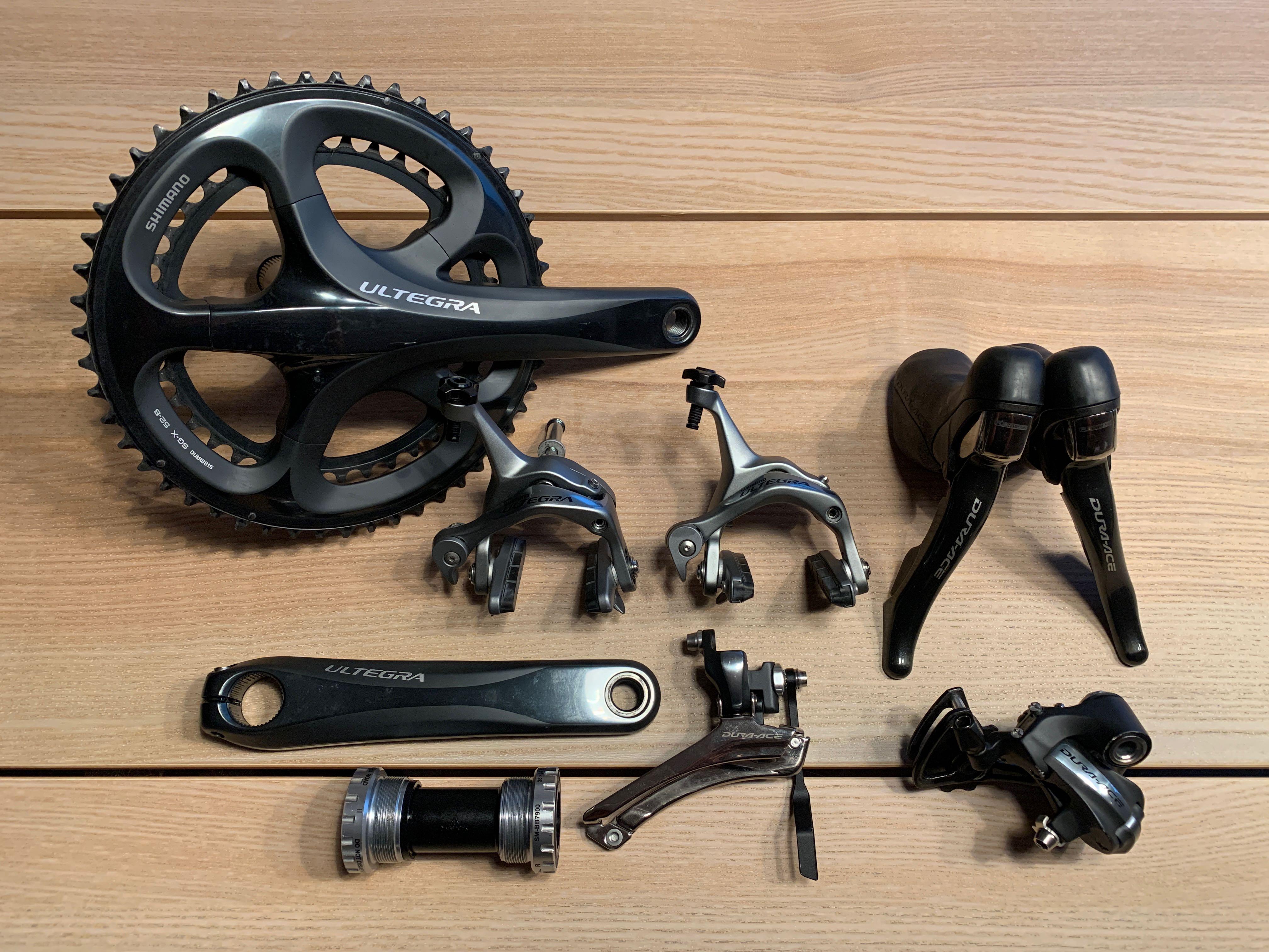 Onderzoek het Weven Walter Cunningham Shimano DA7900/Ultegra 6700 Groupset - Partial, Sports Equipment, Bicycles  & Parts, Parts & Accessories on Carousell
