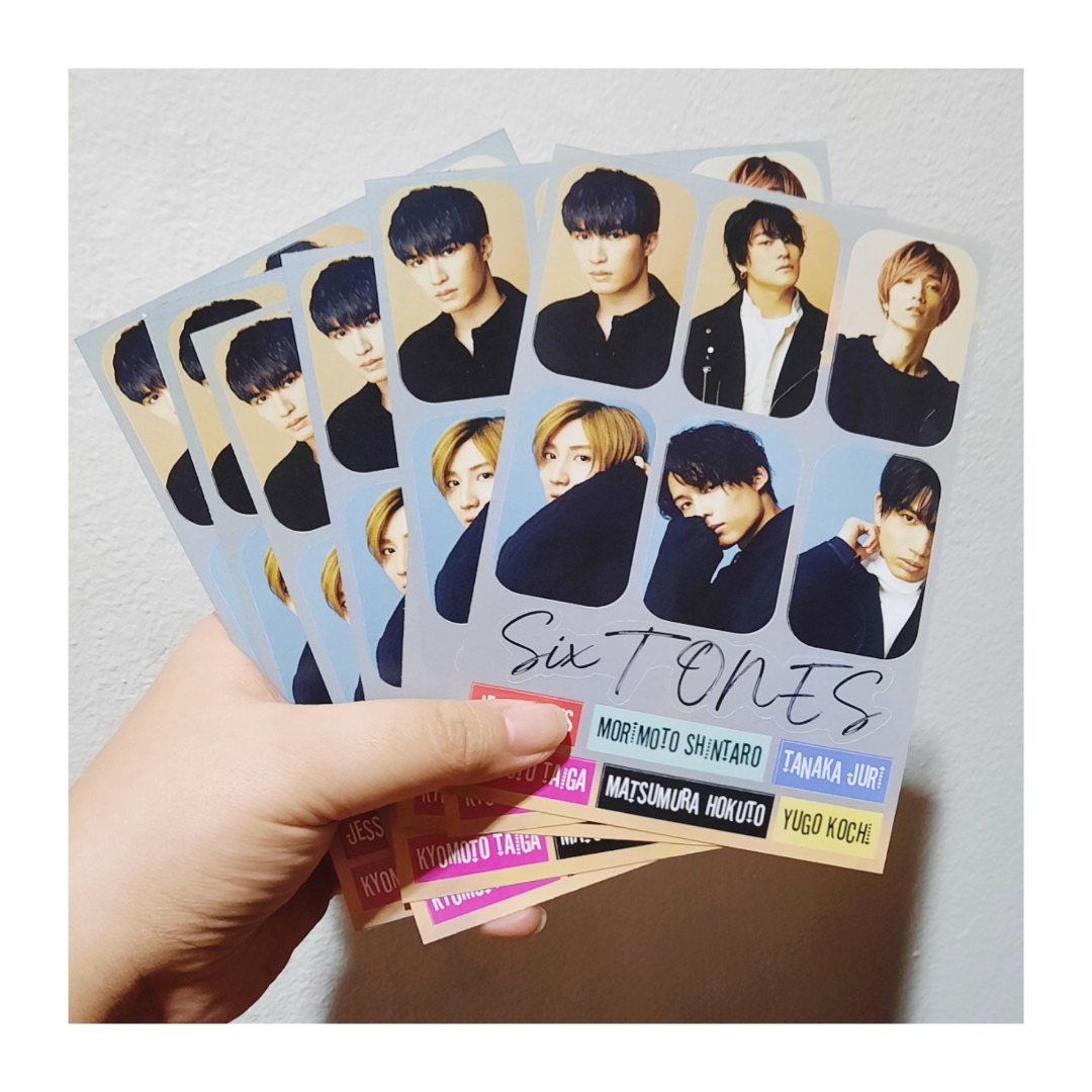 Sixtones Sticker Mirror Coat Free Pos J Pop On Carousell