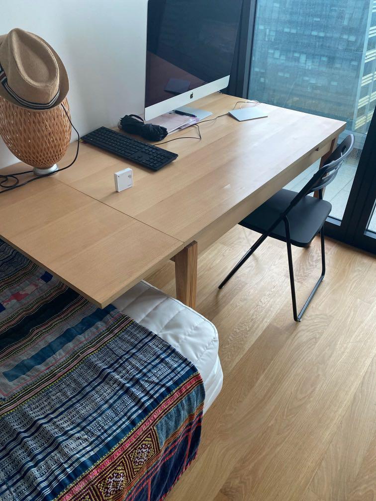 Ikea Small Desk / White And Gold Desk Ikea Hack Teresa Caruso / Total