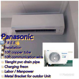 Split Type Aircon Inverter - "Free Installation" Energy Saving & Self Cleaning Technology