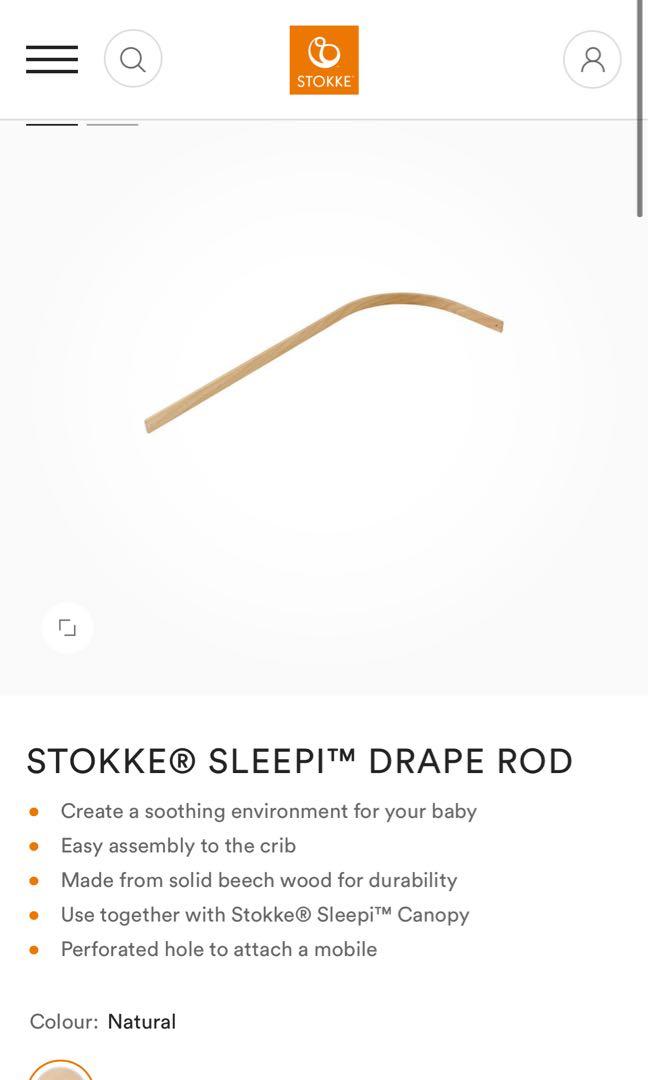 Stokke sleepi drape rod white drape cloth Babies Kids, Baby