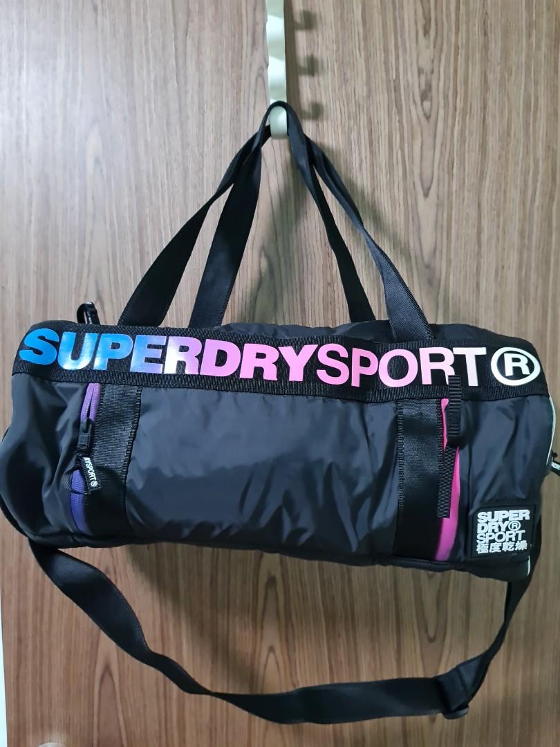 SuperDry Sports Gym Bag Men s Fashion Activewear on Carousell