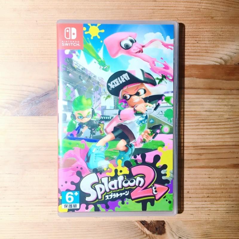 Switch 行版Splatoon 2 漆彈大作戰2 背部中文字封面, 電子遊戲, 電子