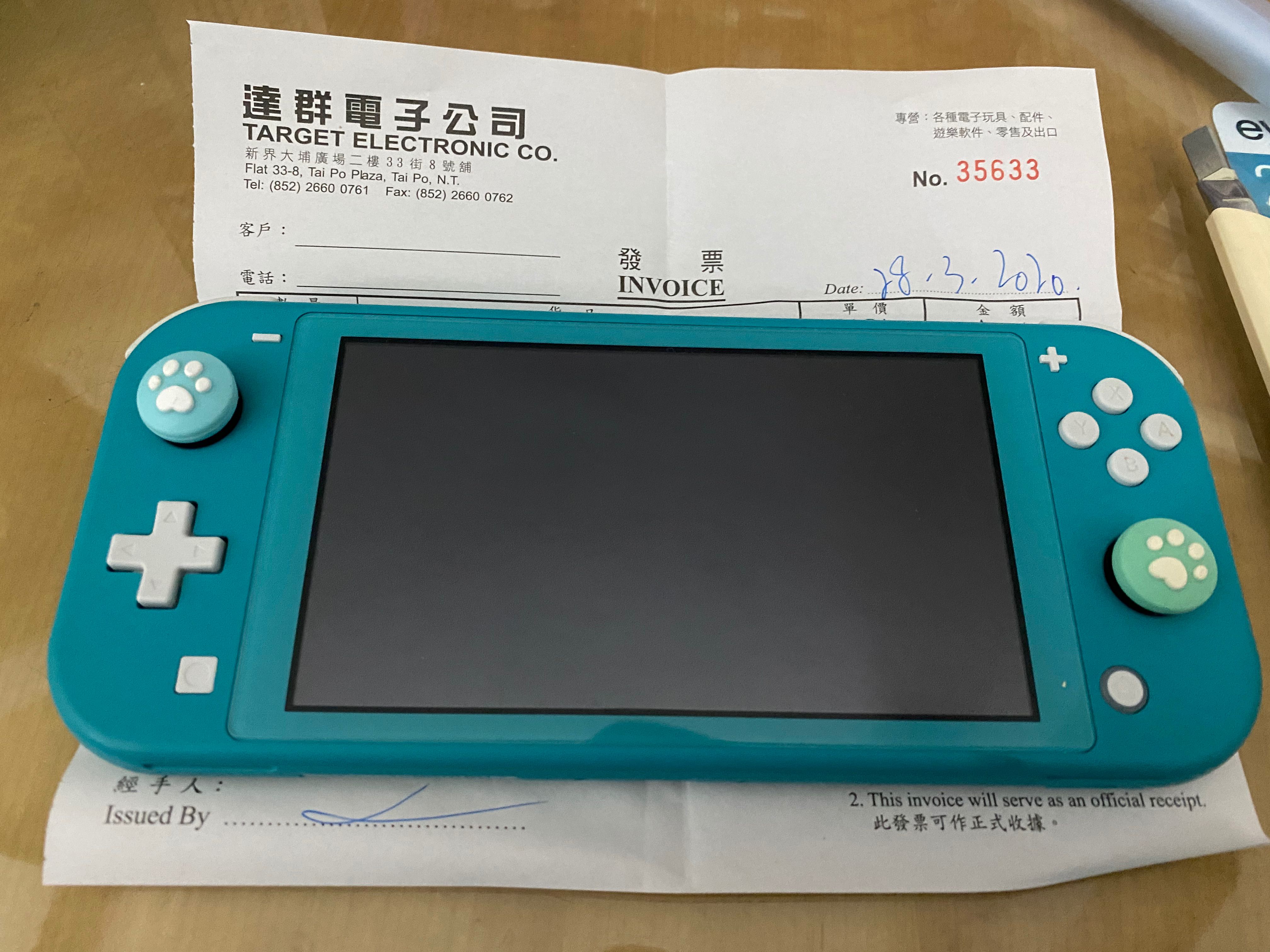 二手 Switch Lite 湖水綠色 電子遊戲 電子遊戲機 Nintendo 任天堂 Carousell