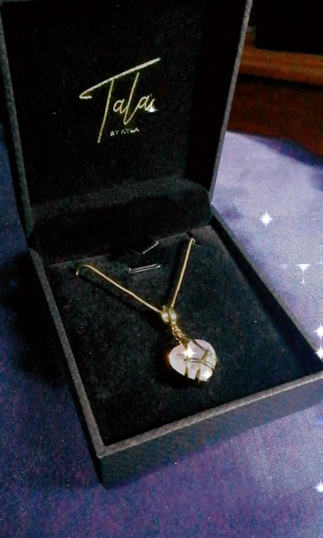 Tala by kyla diamond cheap heart necklace