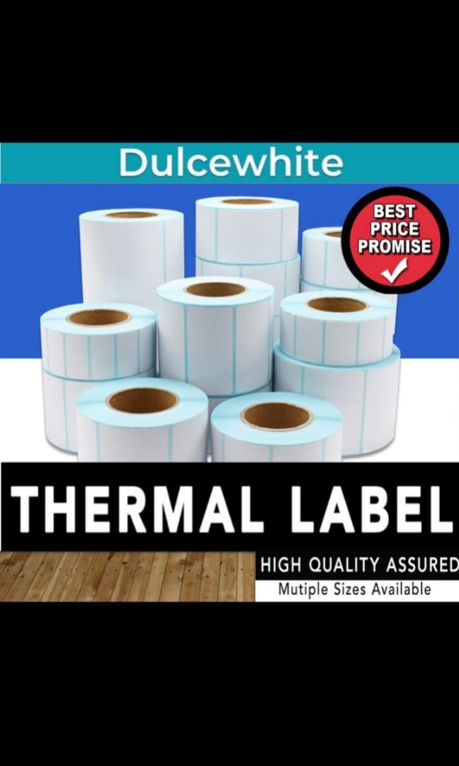 ⭐Thermal Printing Label Sticker Roll Direct printing Paper Barcode ⭐