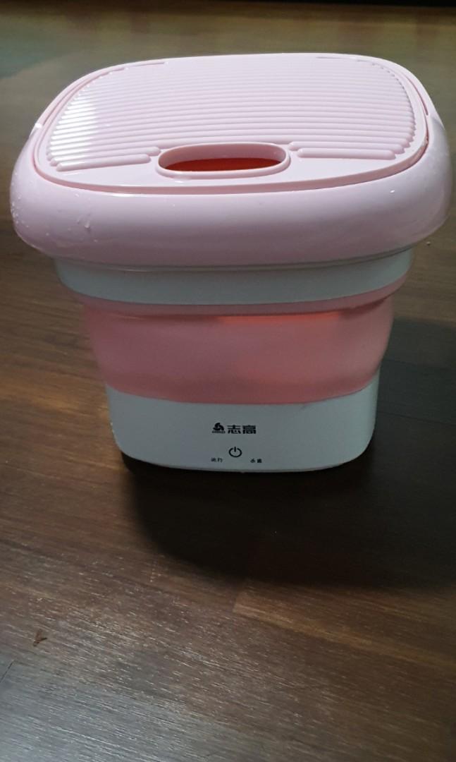 CHIGO Portable Folding Mini Washing Machine with Ozone sterilization, TV & Home Appliances