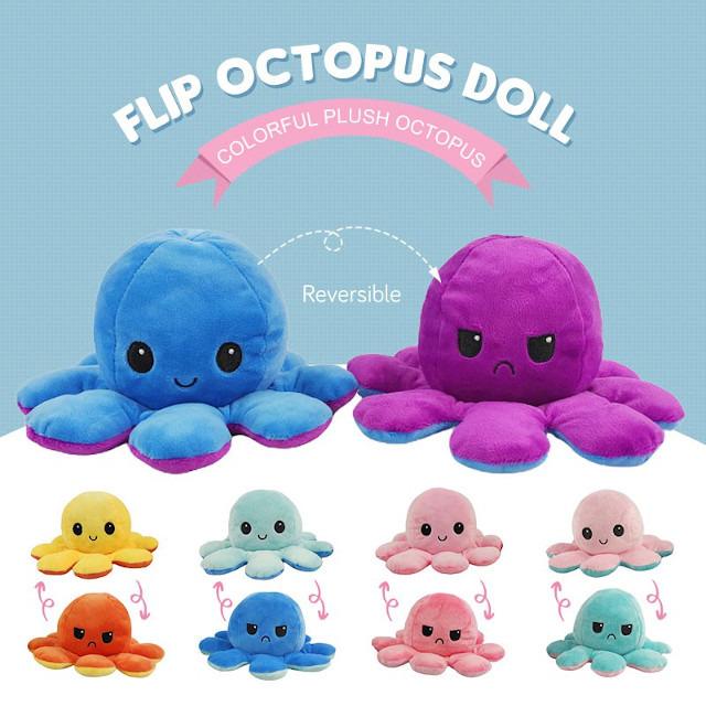 reversible octopus plush tiktok