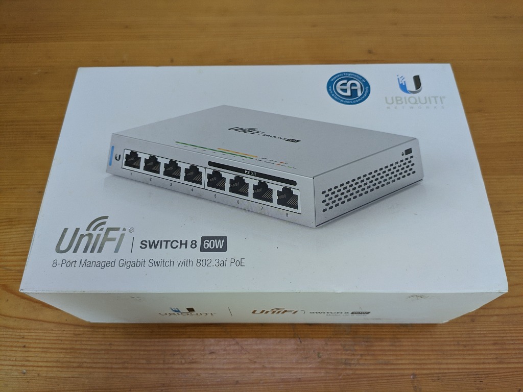 Ubiquiti Networks US860W UniFi 8Port Gigabit PoE Compliant Managed