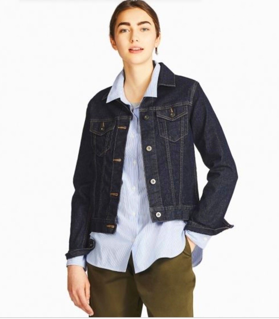 Uniqlo Denim Jacket, Women's Fashion, Coats, Jackets and Outerwear on