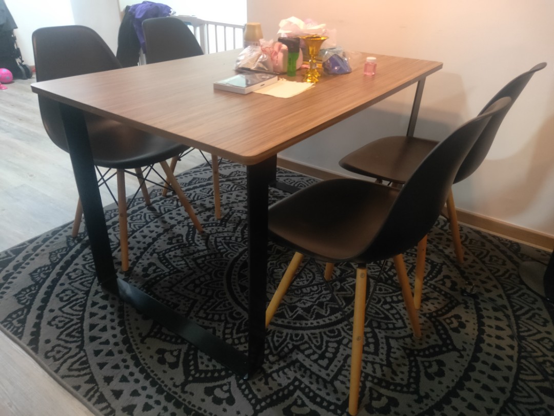Used Dining Table Set Furniture Tables Chairs On Carousell