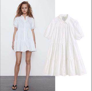 White loose dress