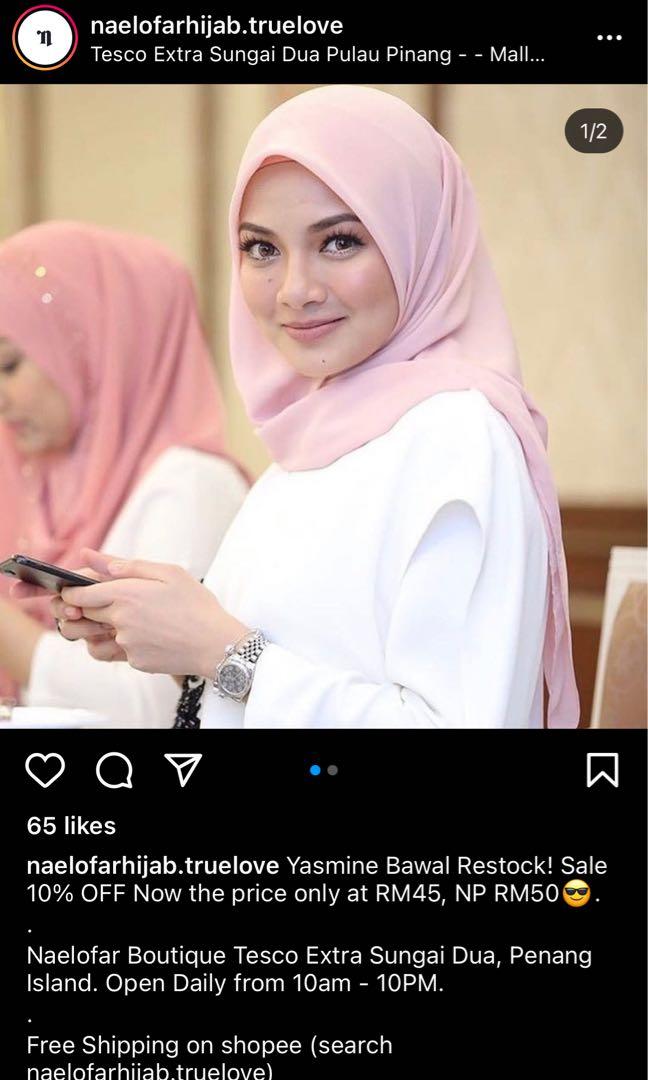 Yasmin Naelofar Muslimah Fashion Scarves On Carousell