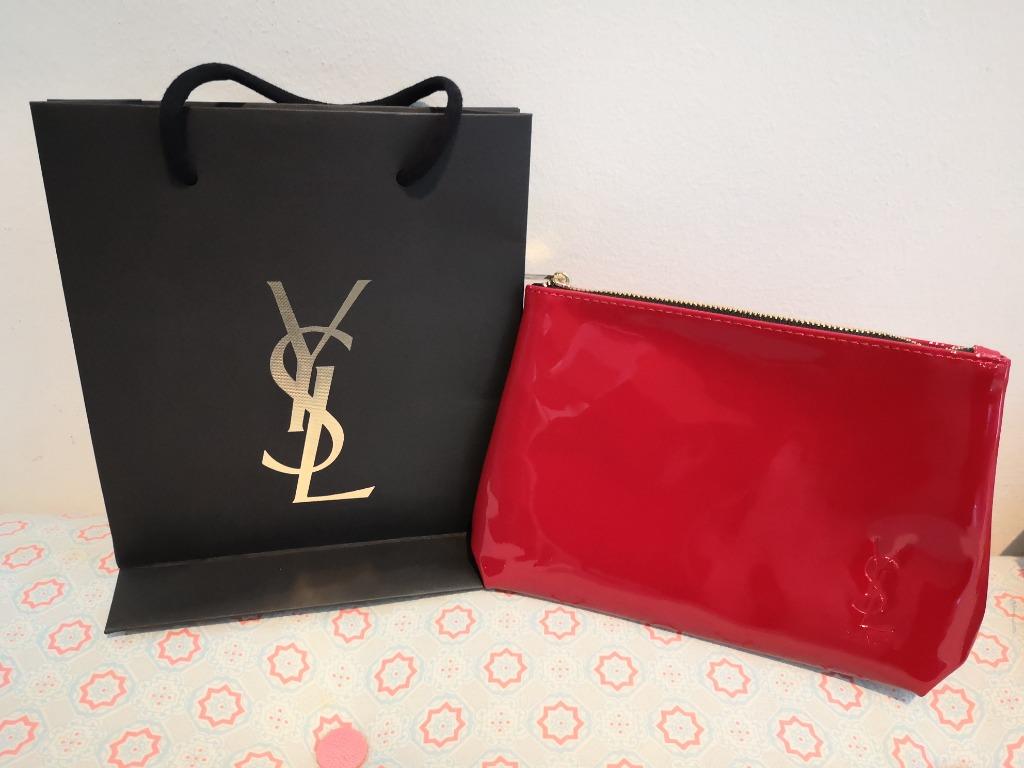 Ysl pouch red cheap