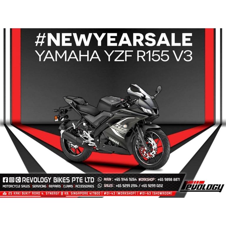 2021 NEW YEAR SALE YAMAHA YZF R15 V3 R155 BLACK Motorcycles