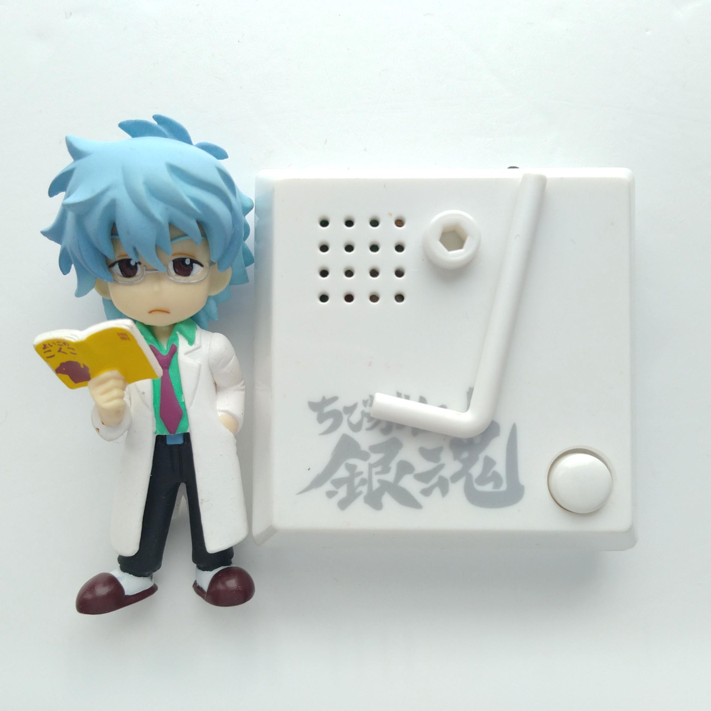 銀魂q版發聲figure Chibi Voice 坂田銀時銀八先生 玩具 遊戲類 玩具 Carousell