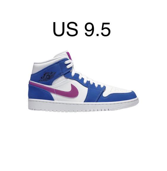 jordan 1 mid hyper royal hyper violet
