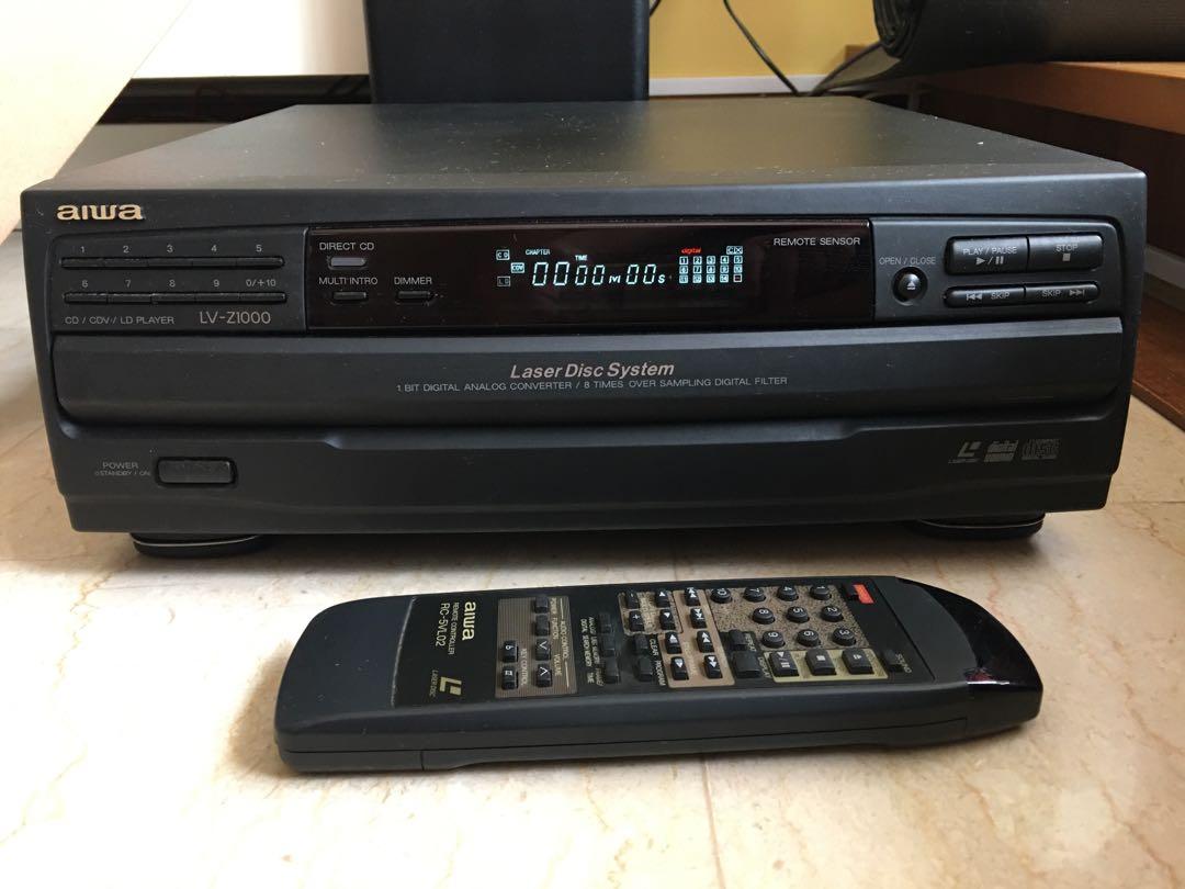 AIWA Laser Disc System LVZ1000, TV & Home Appliances, TV