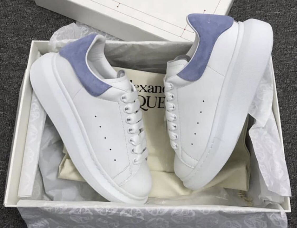 Alexander mcqueen shoes baby blue new arrivals