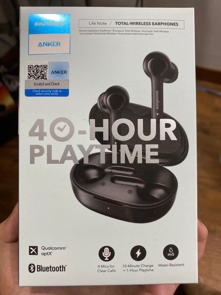 [BRAND NEW] Anker Soundcore Lifenote wireless earbuds true wireless ...