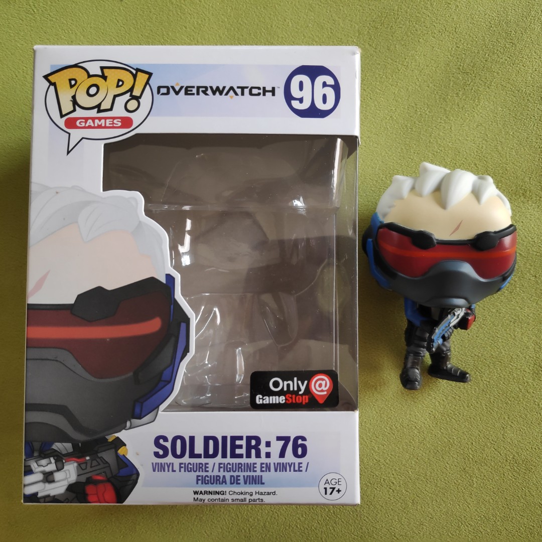 BIB Funko POP Overwatch - Soldier 76 GameStop Exclusive, Hobbies  Toys,  Toys  Games on Carousell