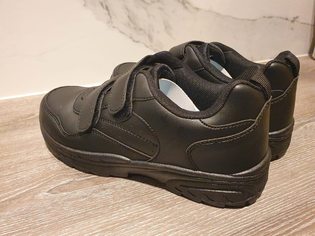 Black school shoes (Checkers), Luxury, Sneakers & Footwear on Carousell