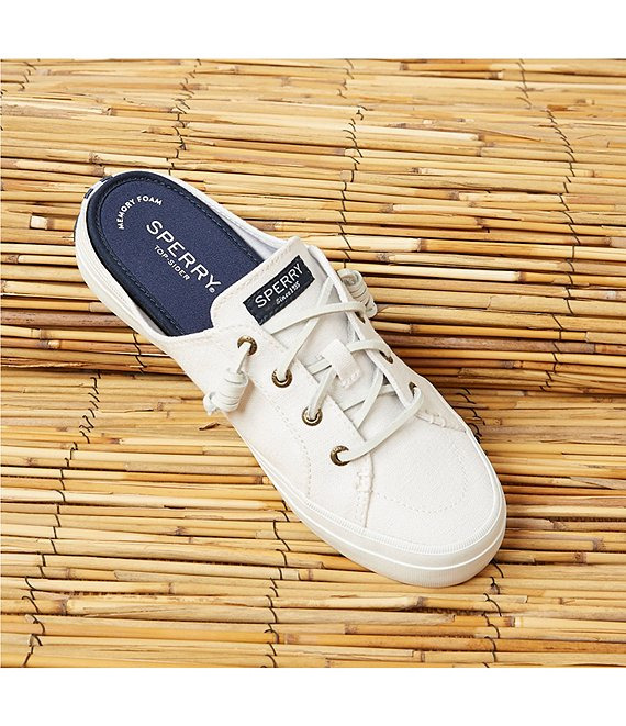 sperry women's crest vibe mule canvas sneaker
