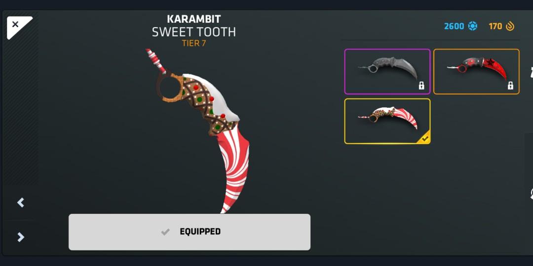 C Ops Sweet Tooth Karambit Account Video Gaming Gaming Accessories Game Gift Cards Accounts On Carousell