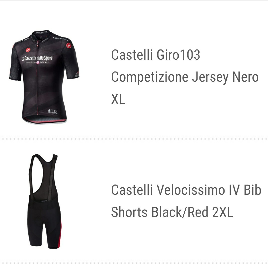 castelli competizione bibshort ss20