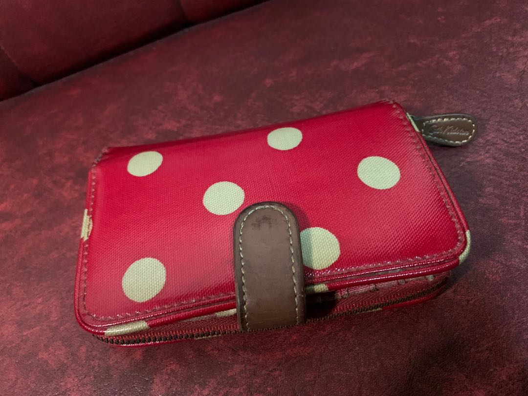cath kidston polka dot purse