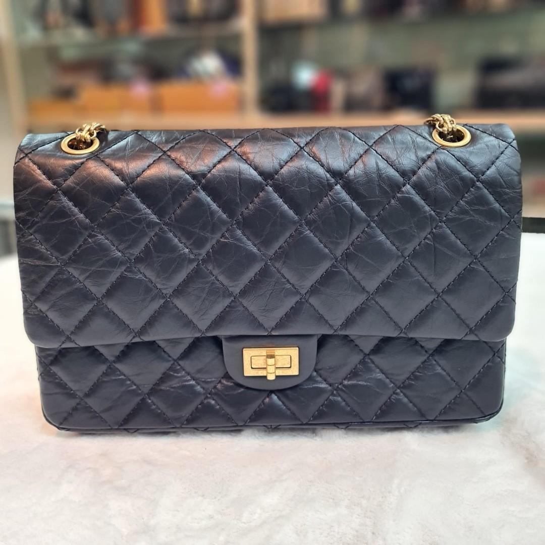 Chanel Beige Double Flap Reissue 2.55, Luxury, Bags & Wallets on Carousell