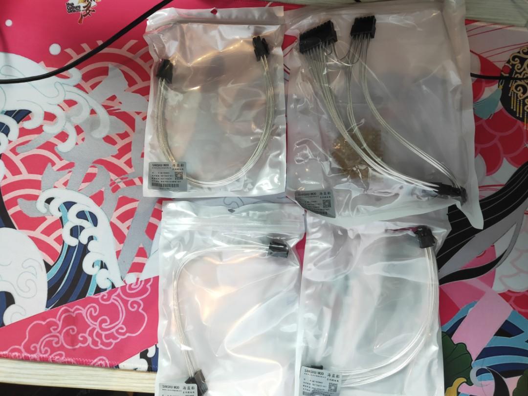 Custom power supply cable PSU cable, Computers & Tech, Parts