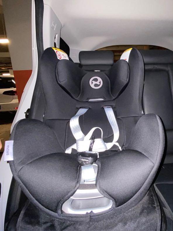 Cybex Sirona Platinum Car Seat With Isofix Base Babies Kids Going Out Seats On Carou - How To Remove Cybex Sirona Car Seat From Base