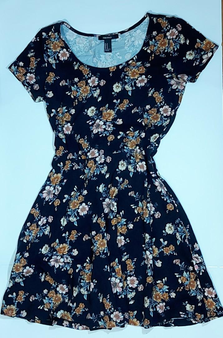 Forever 21 floral skater dress