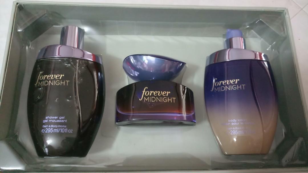 FOREVER MIDNIGHT Parfum Shower Gel Body Lotion Gift Sets