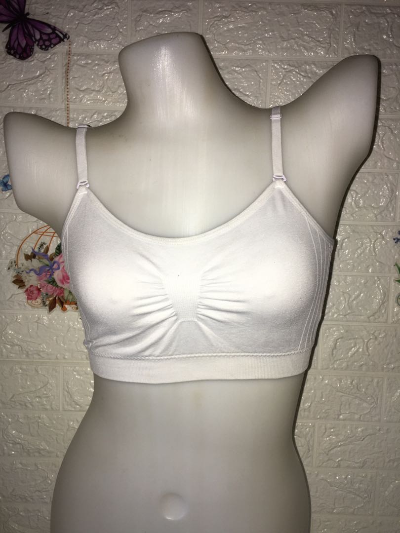 Free Size White Bra Women S Fashion Maternity Wear On Carousell