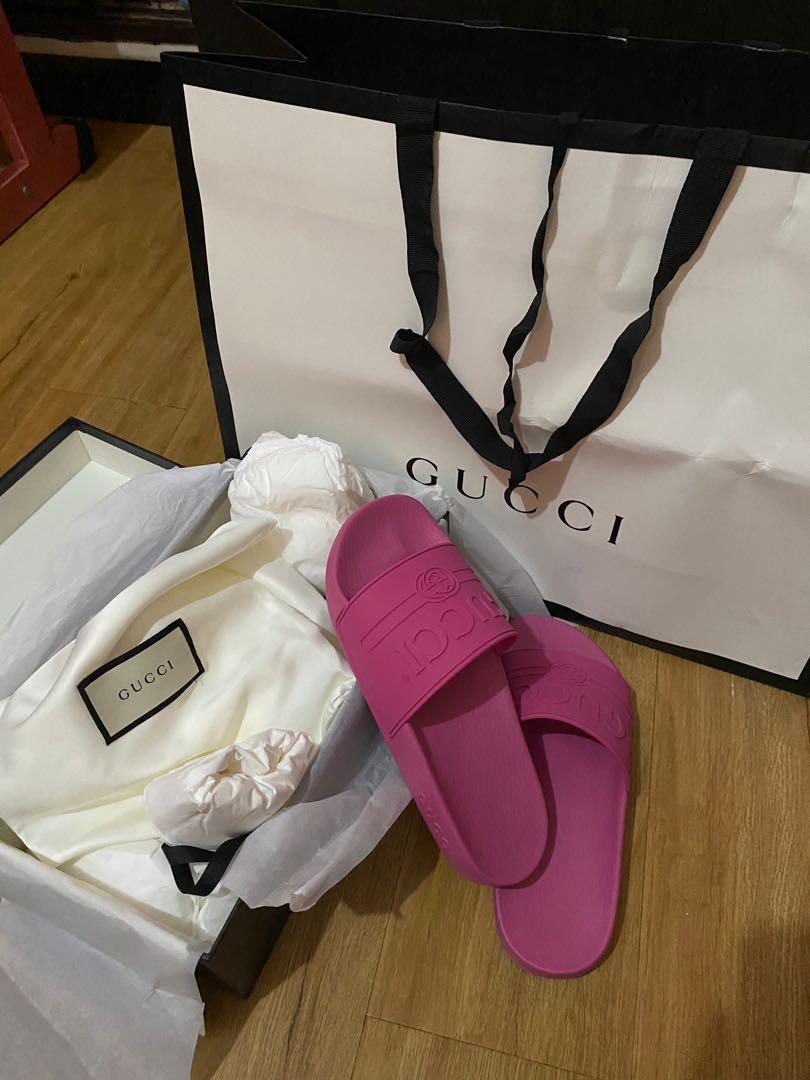 Gucci store slides pool