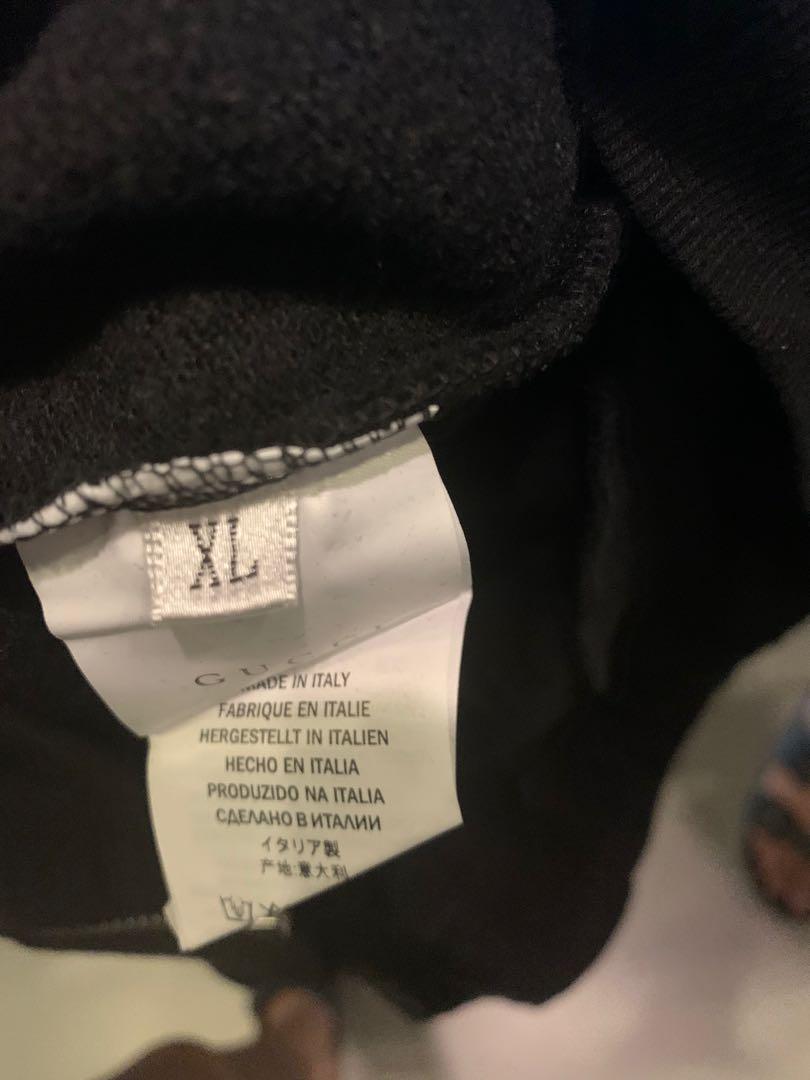GUCCI Tiger Tape Hoodie XL, Men's Fashion, Tops u0026 Sets, Hoodies on Carousell