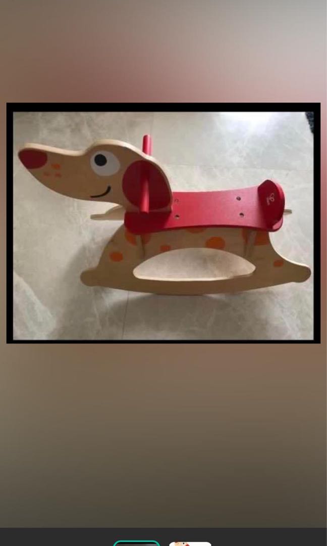 Hape rocking online puppy